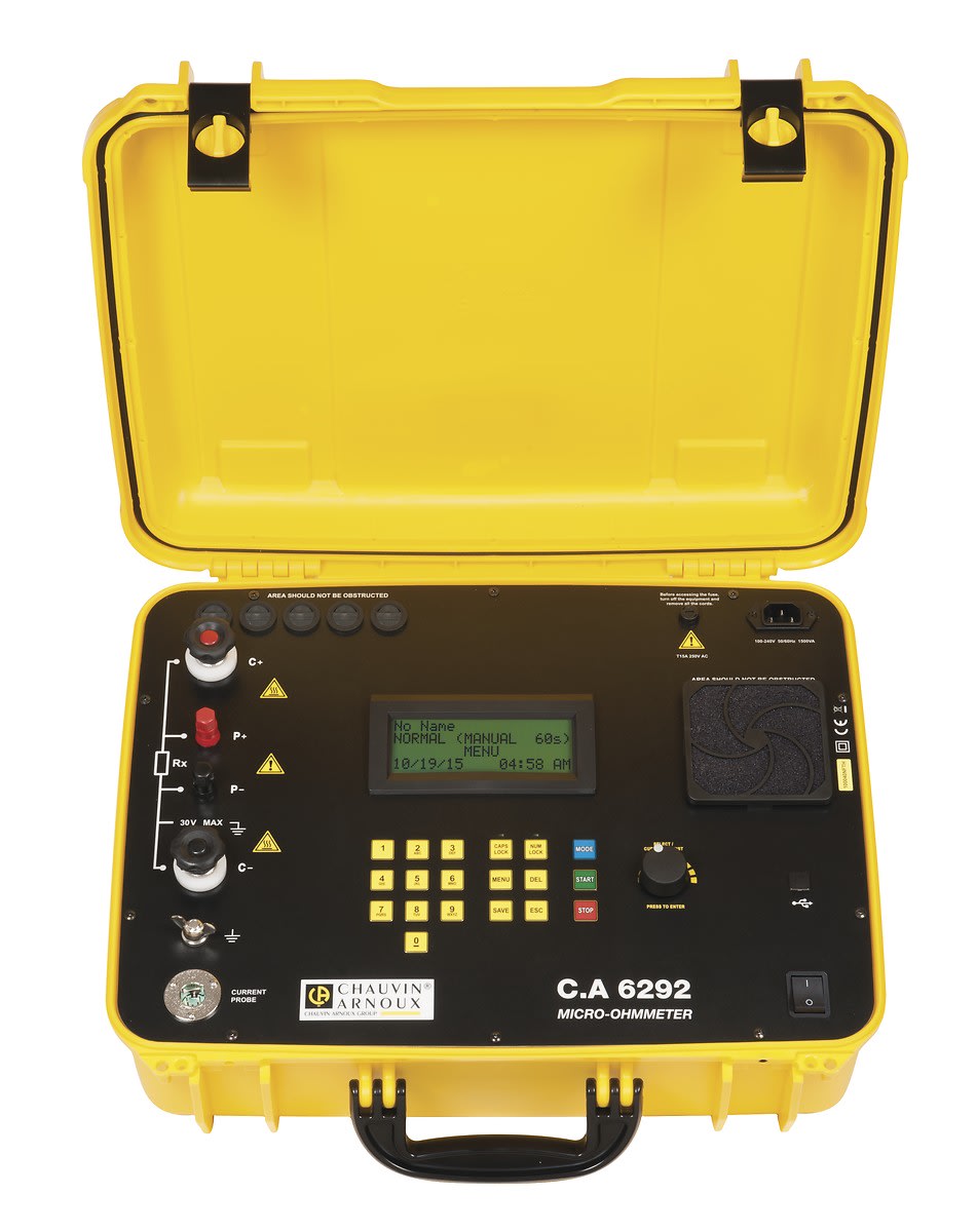 Chauvin-Arnoux - CA 6240 Micro-ohmmètre 200 ampères 0.1 micro-ohm
