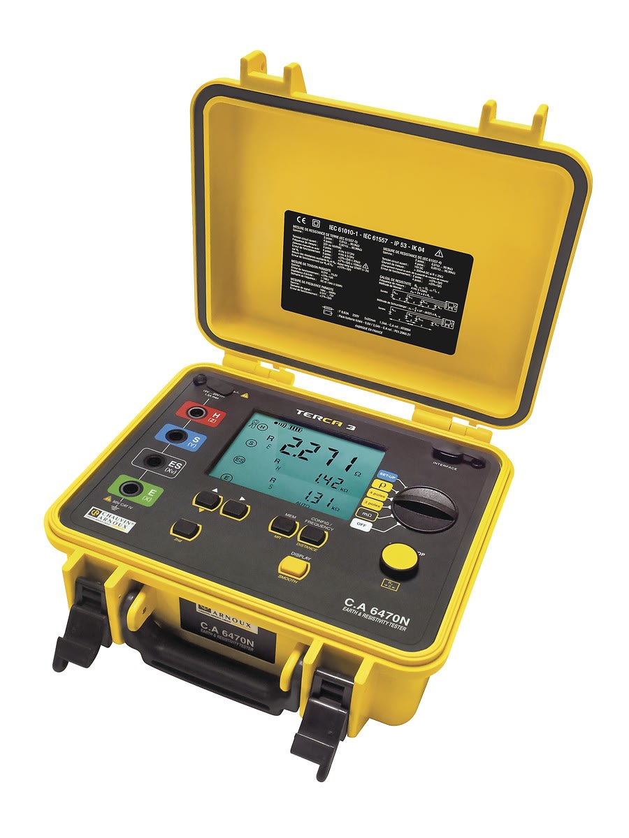 Chauvin-Arnoux - CA 6470N contrôleur de terre et résistivité