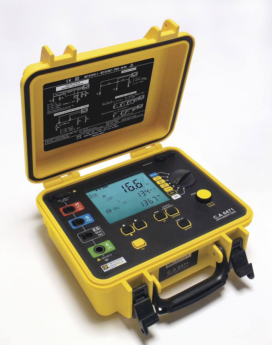 Chauvin-Arnoux - CA 6471 Contrôleur Terre et de Résistivité