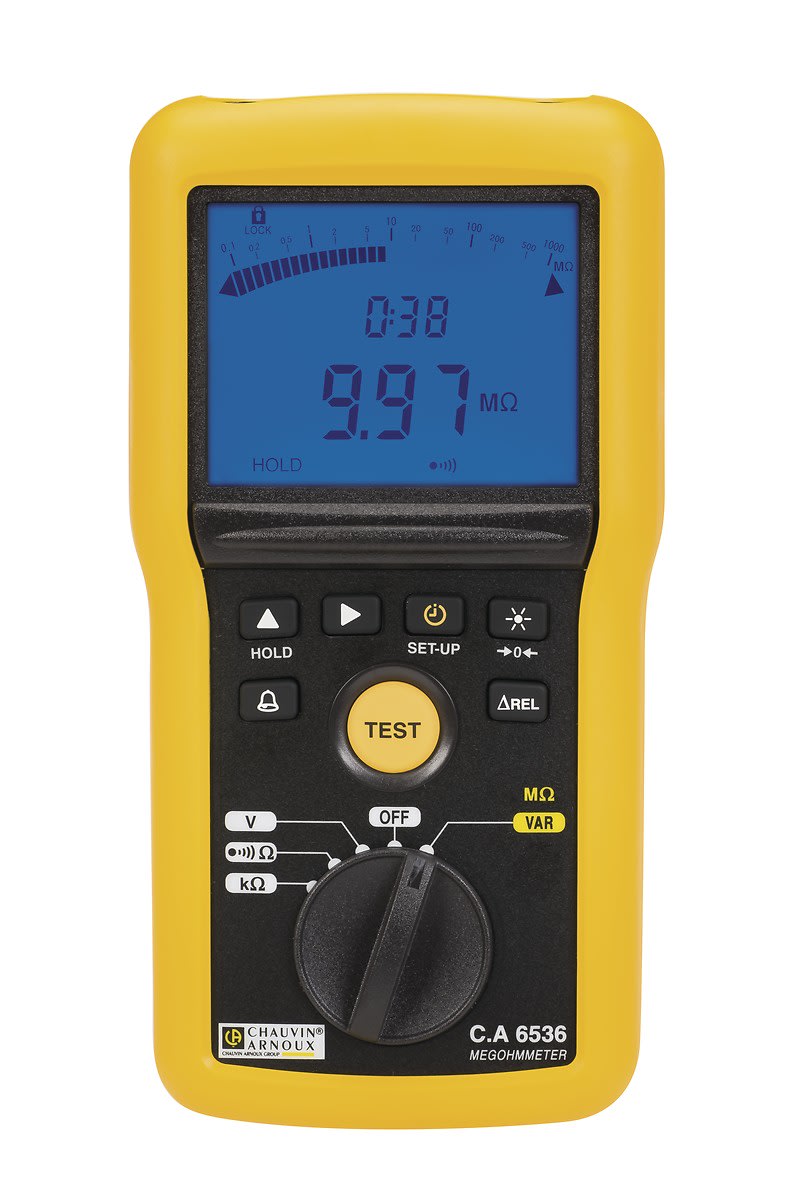 Chauvin-Arnoux - CA 6536 Contrôleur Isolement 10 - 100 V portable
