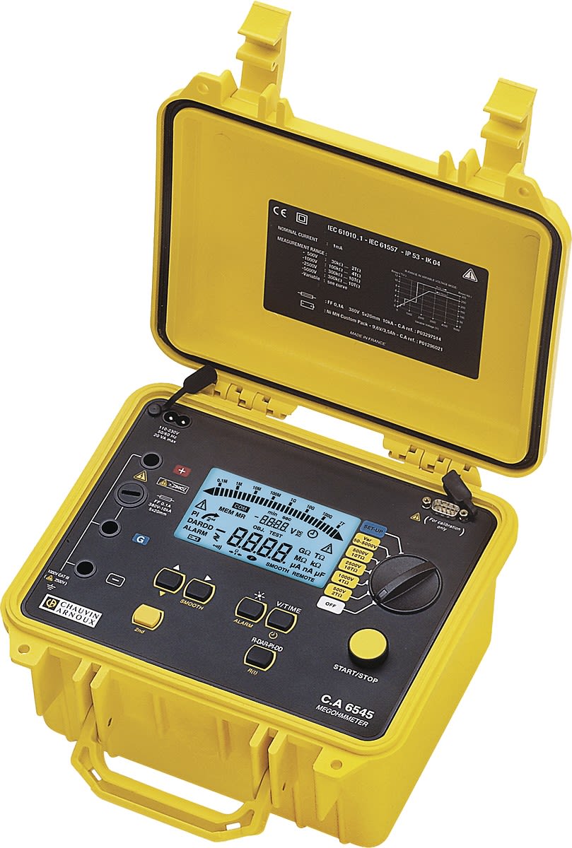 Chauvin-Arnoux - CA 6545 Contrôleur isolement 5000 V 10 Tohms