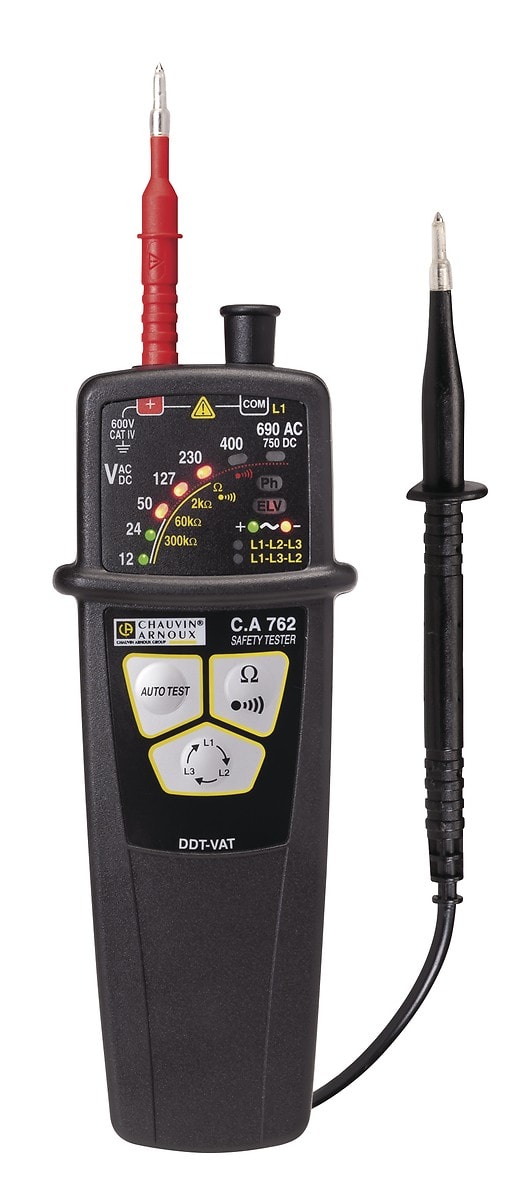 Chauvin-Arnoux - CA 762 Détecteur de tension IEC/EN 61243-3