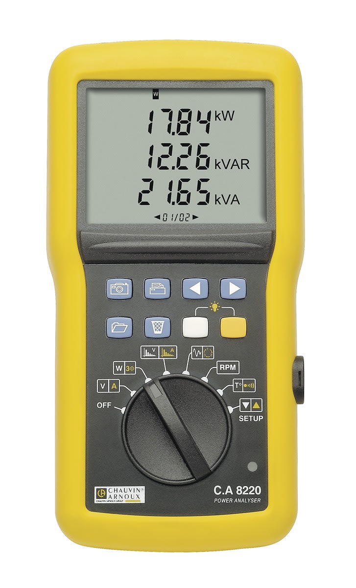 Chauvin-Arnoux - CA 8220 - Analyseur de puissance monophasé