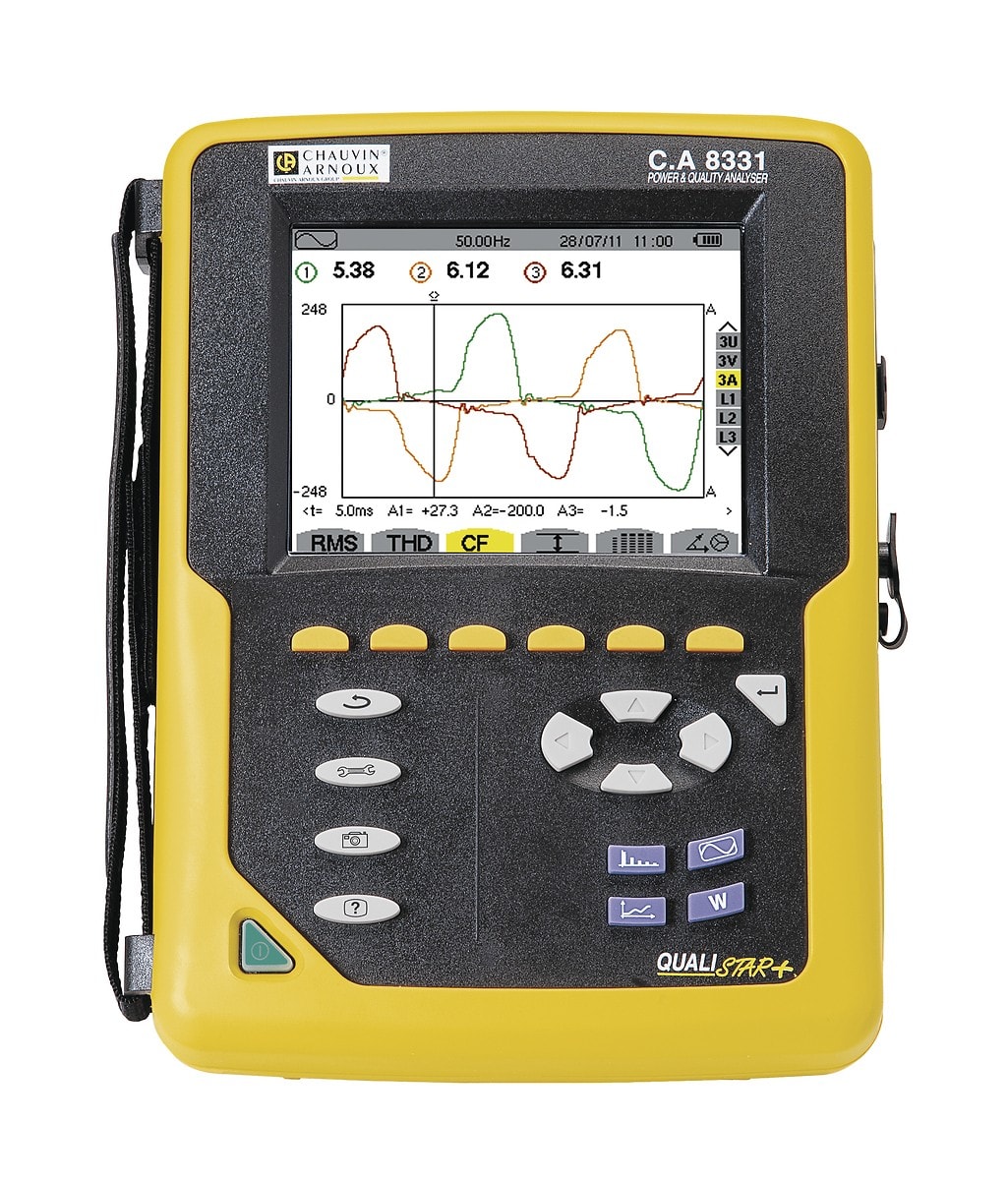 Chauvin-Arnoux - CA 8331 Analyseur triphasé Puissance Energie