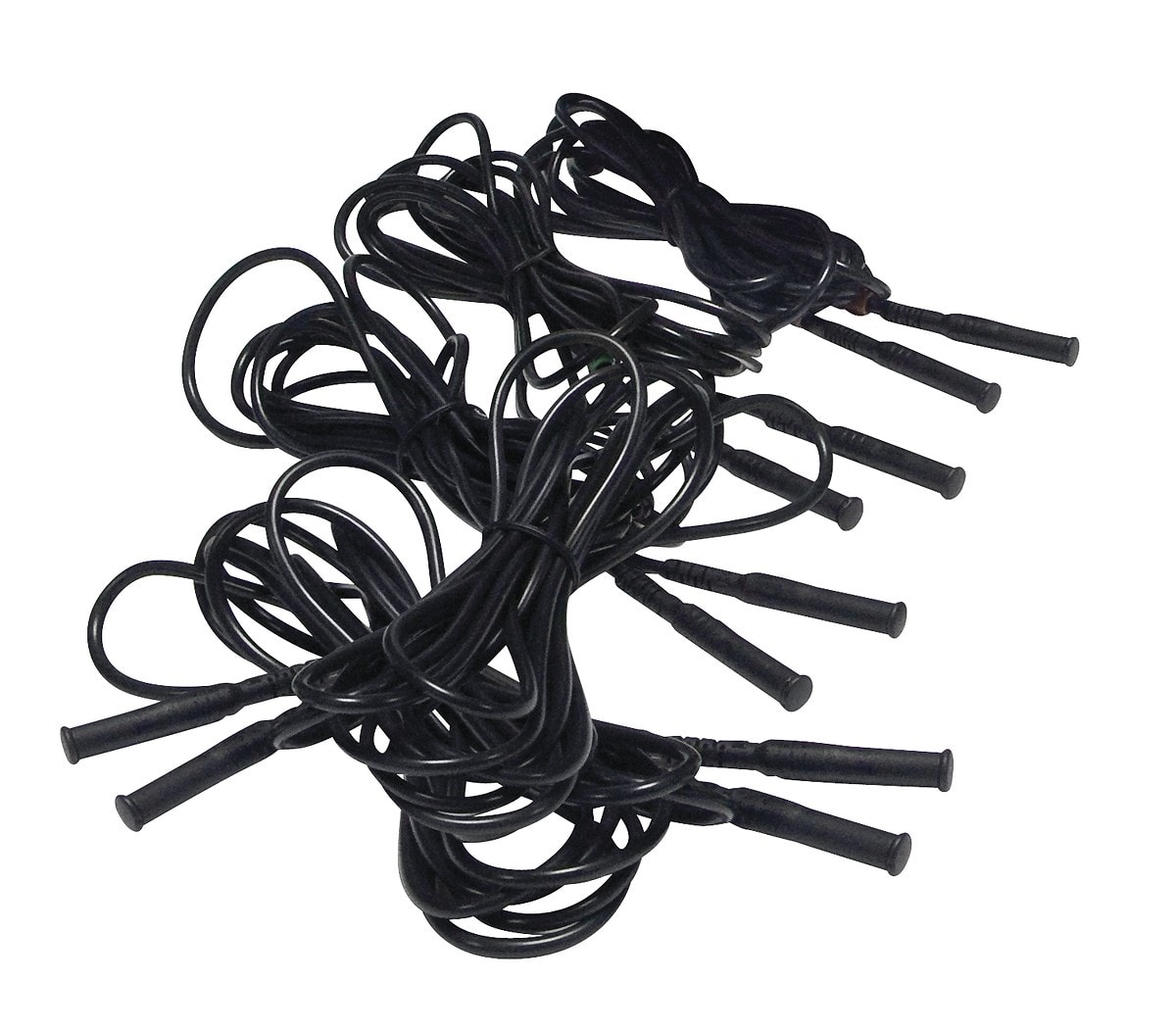 Chauvin-Arnoux - BB196 Jeu de 5 x Cordons de 3m Banane-Banane 4mm