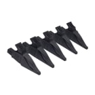 Chauvin-Arnoux - Pinces croco verrouillables noires lot de 5