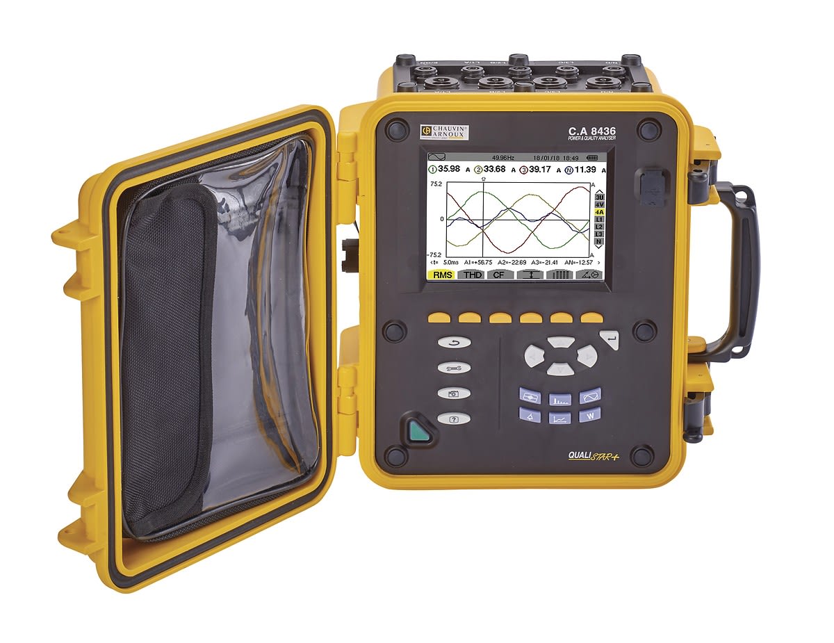 Chauvin-Arnoux - CA 8436 Analyseur triphasé Puissance Energie