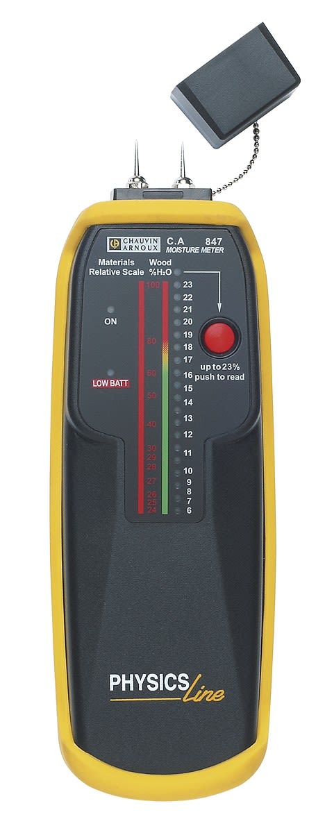 Chauvin-Arnoux - Indicateur d?humidité à pointes pour contrôle dans le bois