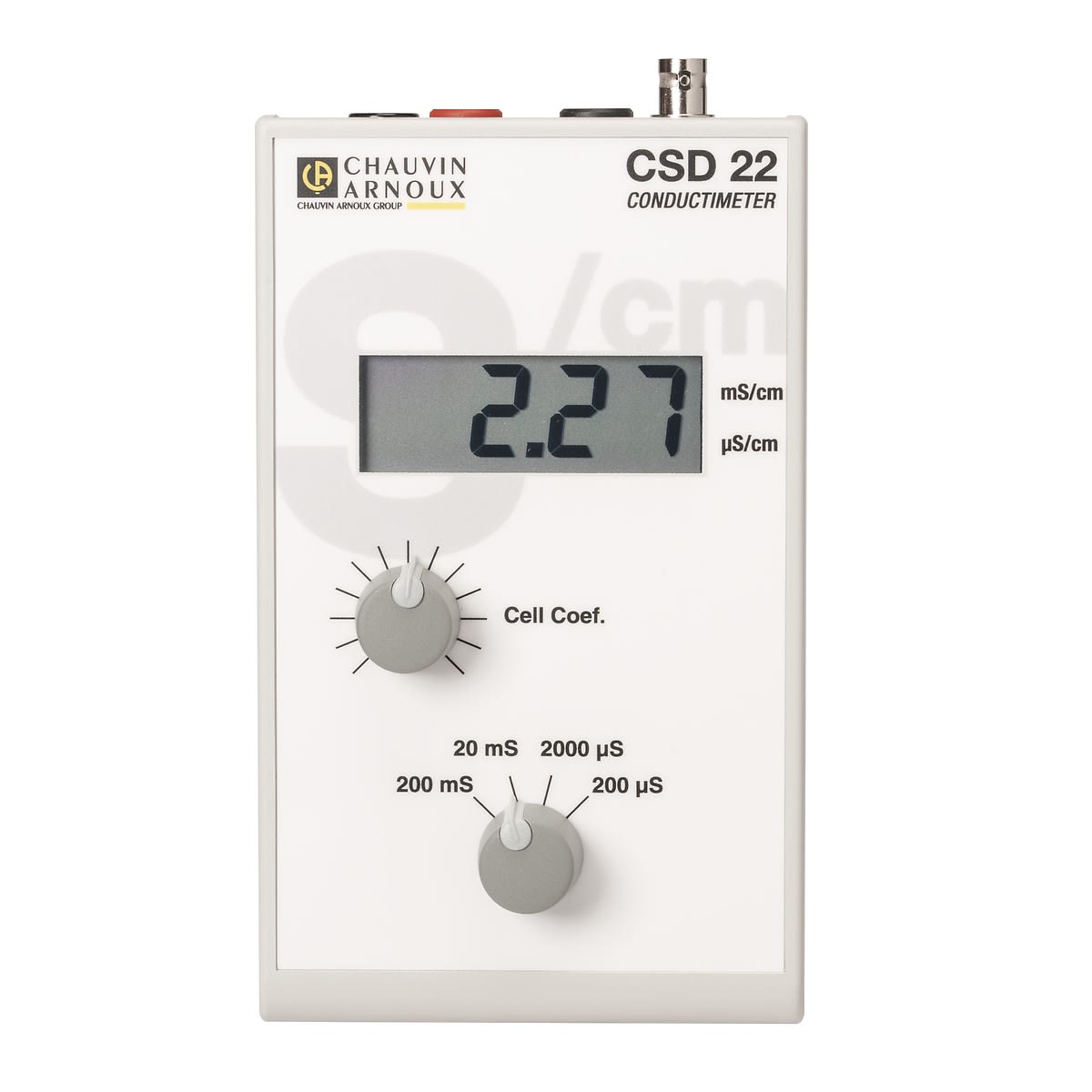 Chauvin-Arnoux - Conductimètre de paillasse CSD22 avec étalonnage manuel