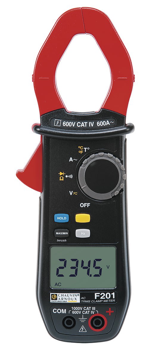 Chauvin-Arnoux - F201 - Pince multimètre numérique 600A TRMS