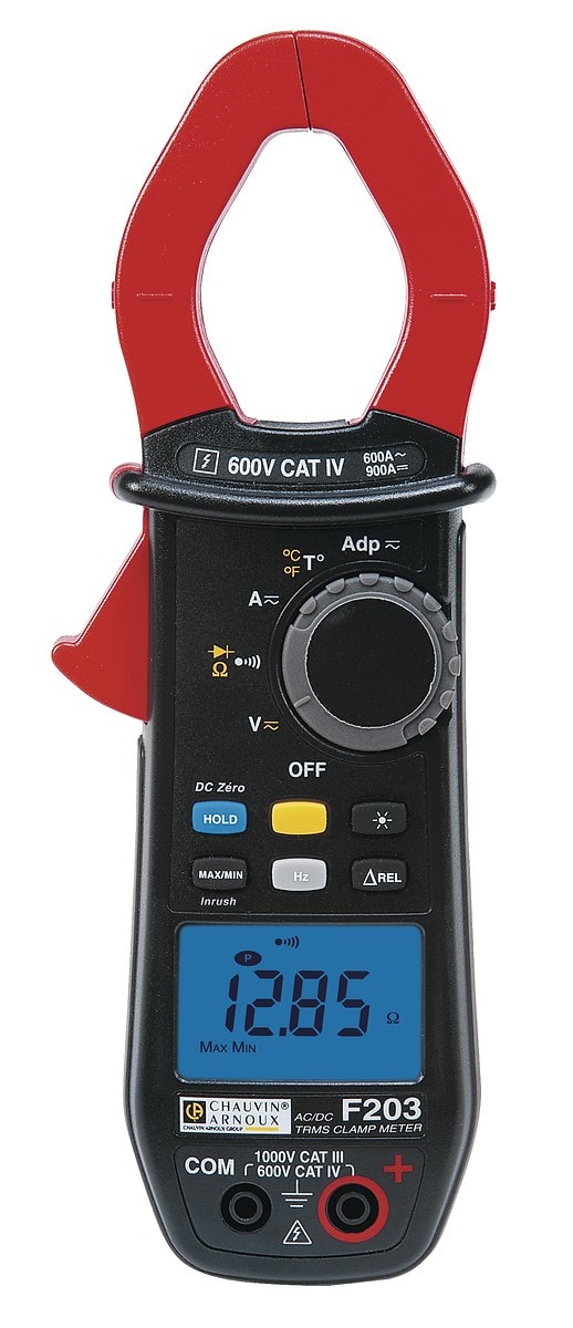 Chauvin-Arnoux - F203 - Pince multimètre numérique 600A TRMS