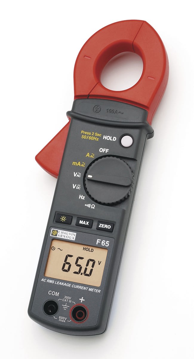 Chauvin-Arnoux - F65 Pince multimètre AC de courant de fuite