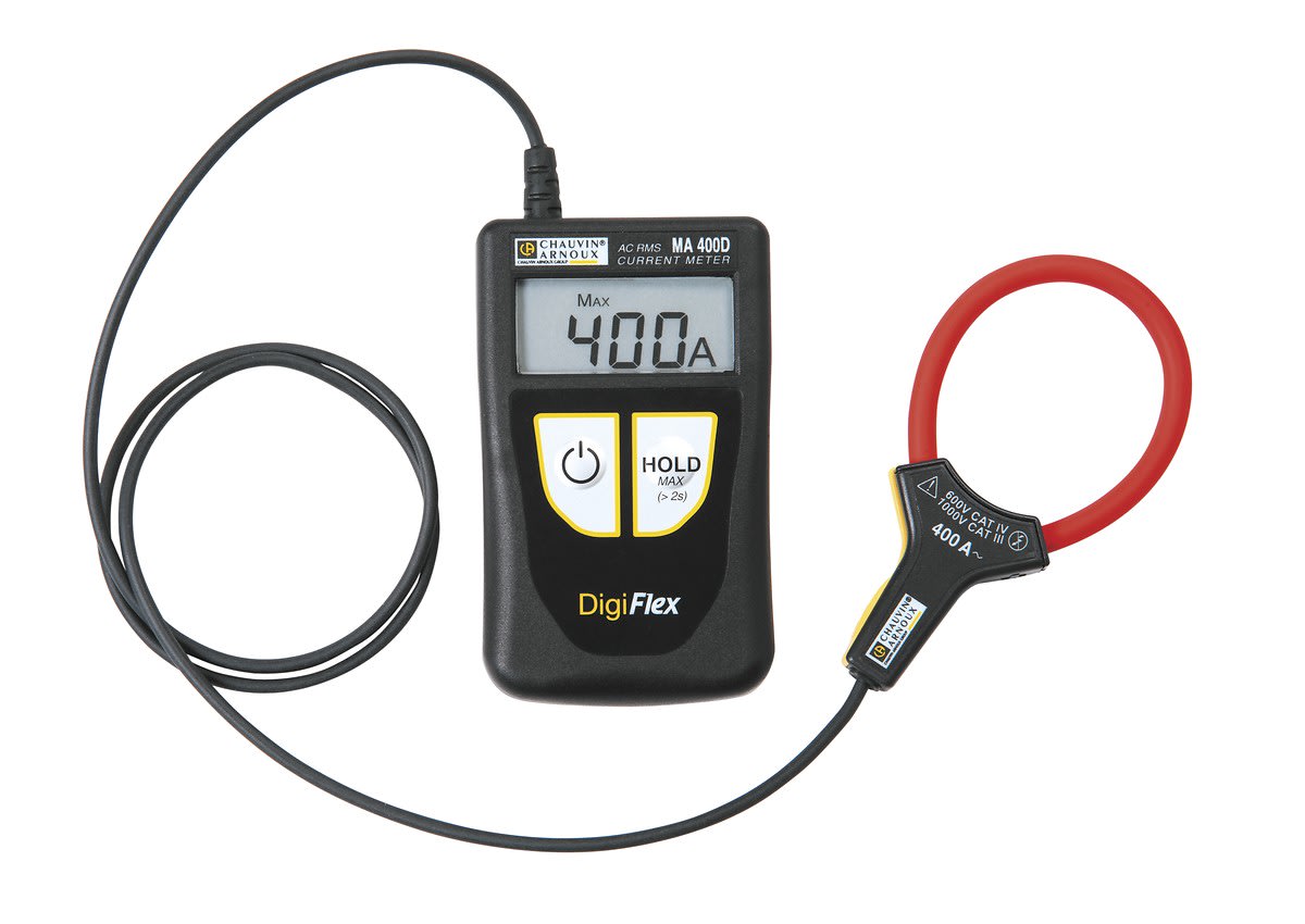Chauvin-Arnoux - Ampèremètre DigiFlex MA400-170 TRMS 400A AC à capteur flexible