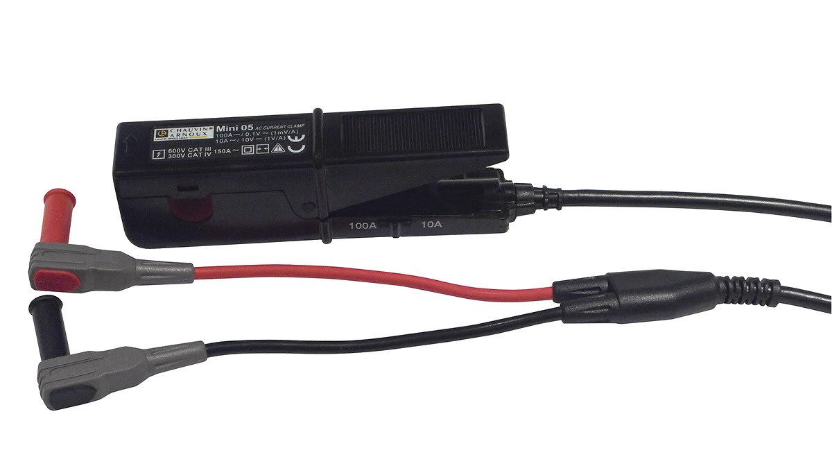 Chauvin-Arnoux - Pince ampèremétrique AC MINI 05 bicalibre sortie tension