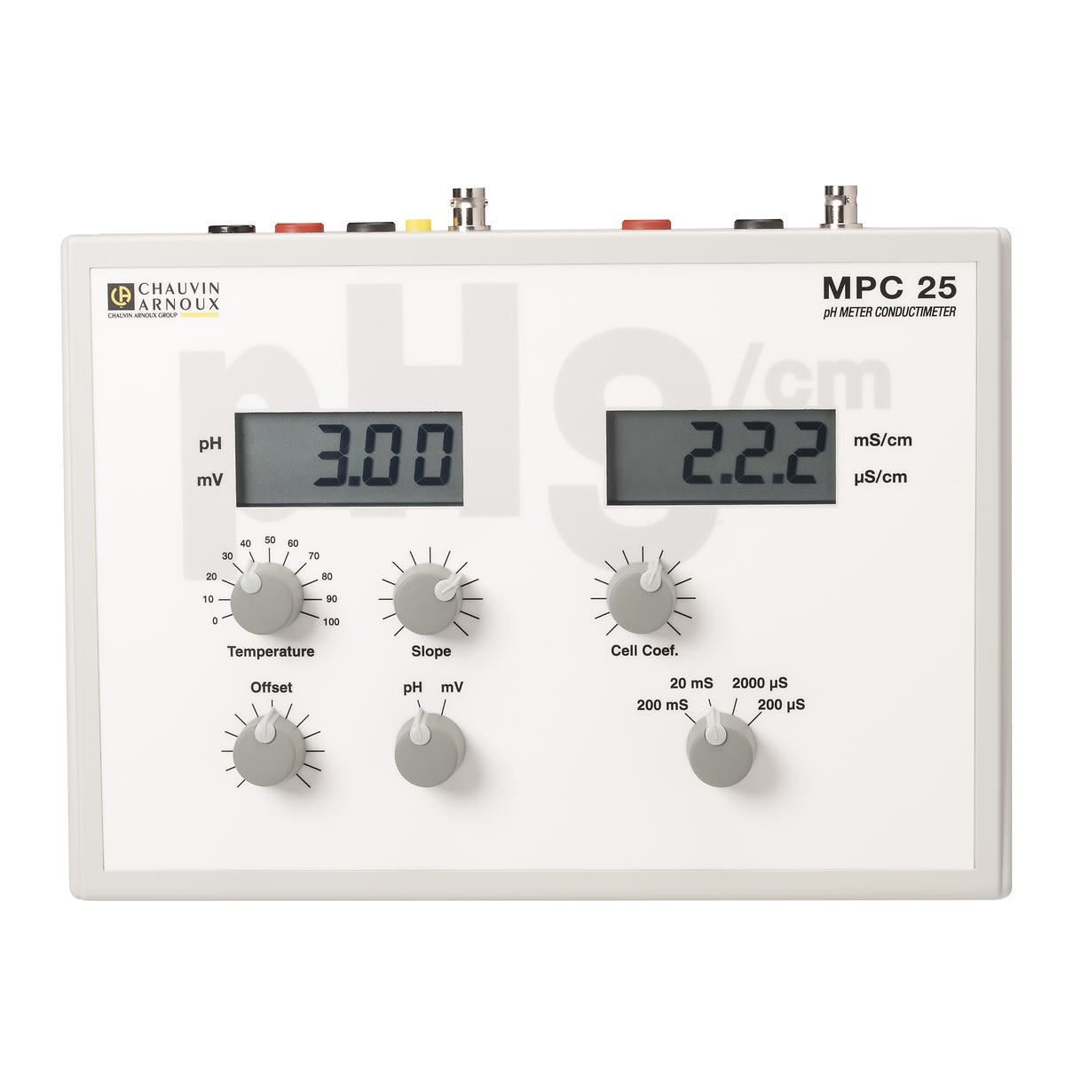 Chauvin-Arnoux - MPC25 mesures électrochimiques multiparamètres