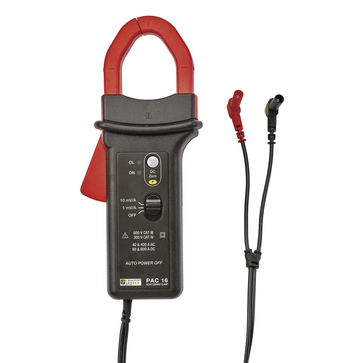 Chauvin-Arnoux - Pince ampèremétrique AC-DC PAC16 sortie tension