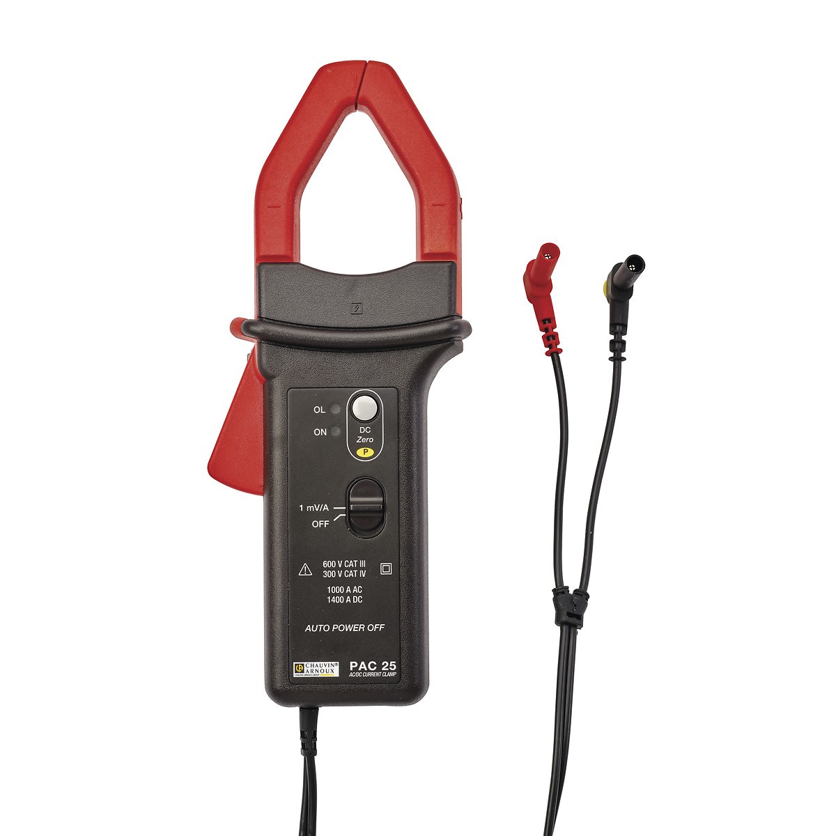 Chauvin-Arnoux - Pince ampèremétrique AC-DC PAC25 sortie tension