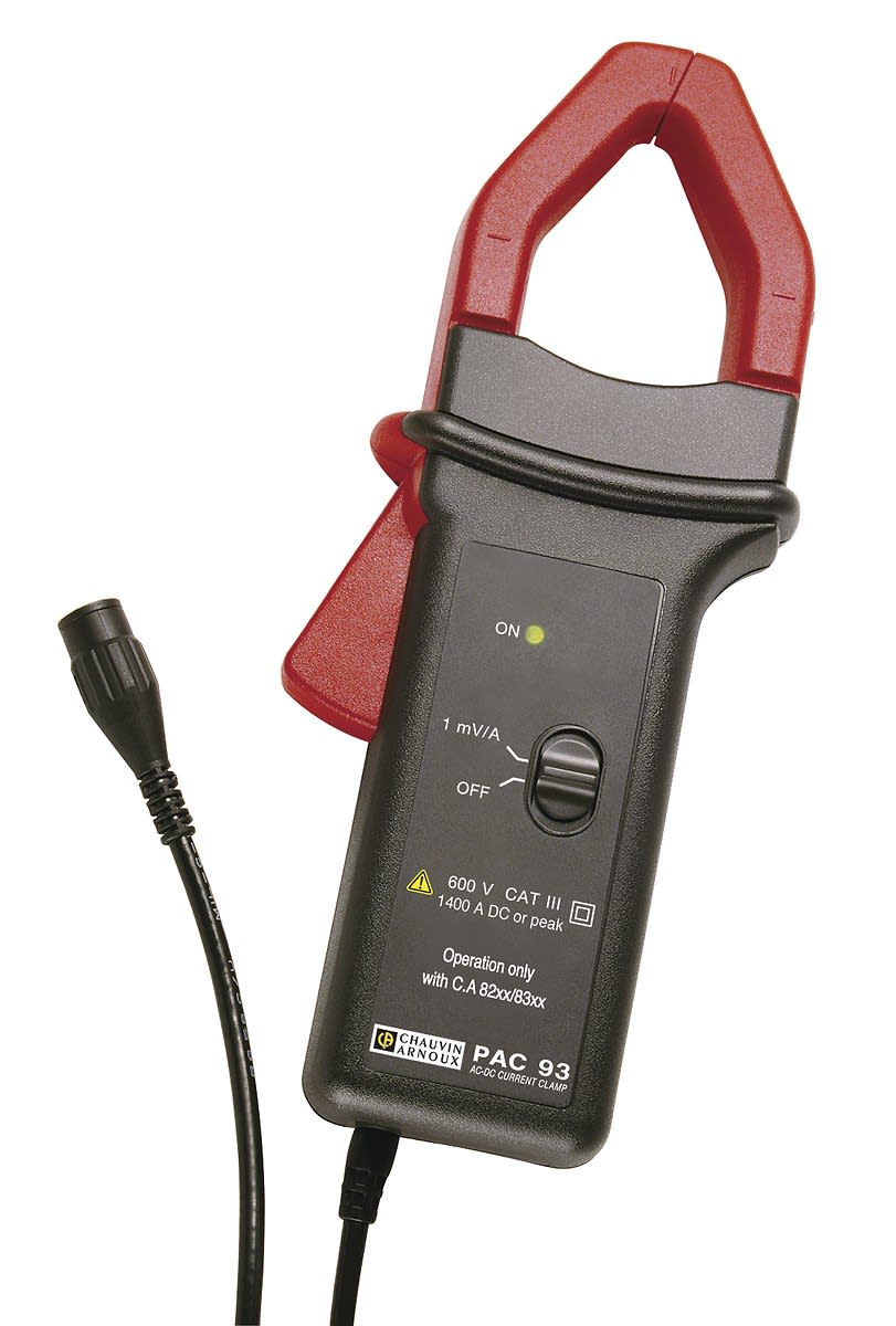 Chauvin-Arnoux - Pince ampèremétrique AC- DC PAC93 pour analyseurs et PEL