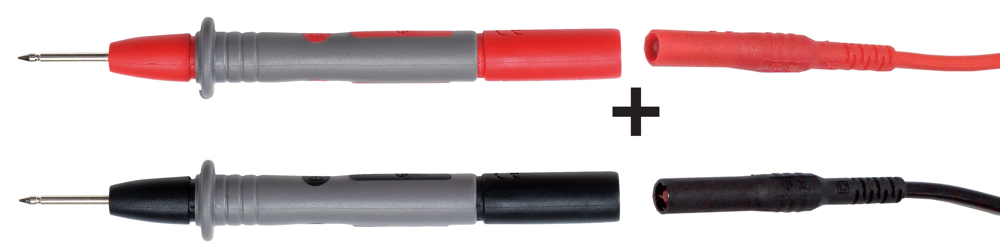 Chauvin-Arnoux - Ensemble cordons et pointes de touche D2 pour multimètre