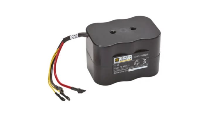 Chauvin-Arnoux - Jeu de 2 accumulateurs NIMH - 12V pour DTR 8510