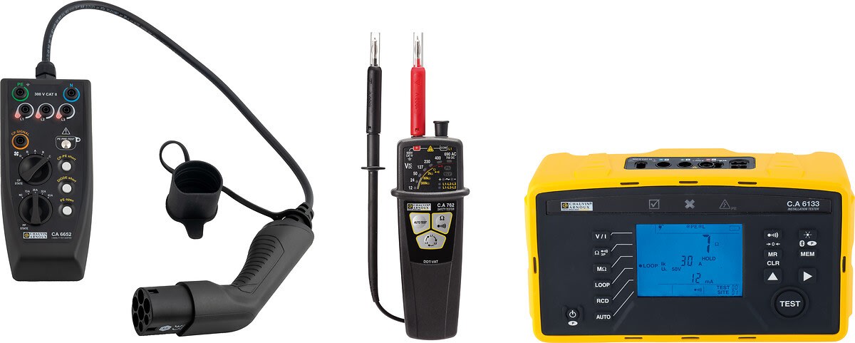 Chauvin-Arnoux - Pack IRVE indispensable : CA6652 + CA6133 + VAT CA762 IP2X.