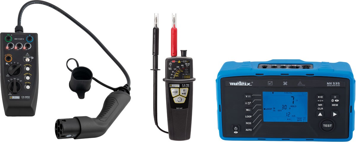 Chauvin-Arnoux - Pack IRVE indispensable : CA6652 + MX535 + VAT CA762 IP2X.