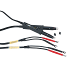 Chauvin-Arnoux - Jeu de 5 Cache-PIN pour Pte Touche KELV. 10A Pist.