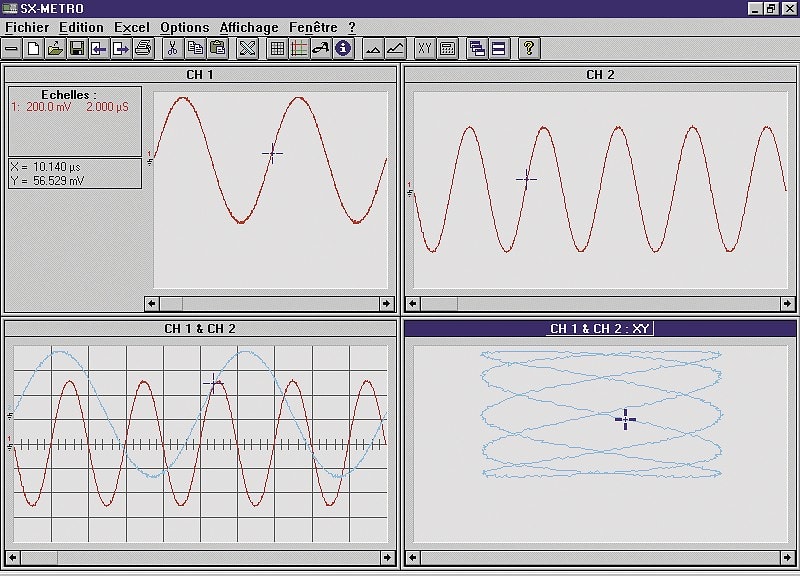 Metrix - Logiciel pour oscilloscopes séries OX5xxx/OX9xxx