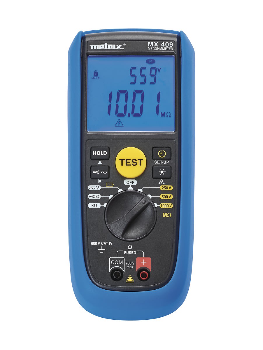 Metrix - Contrôleur d'isolement 250V/500V/1kV MX 409