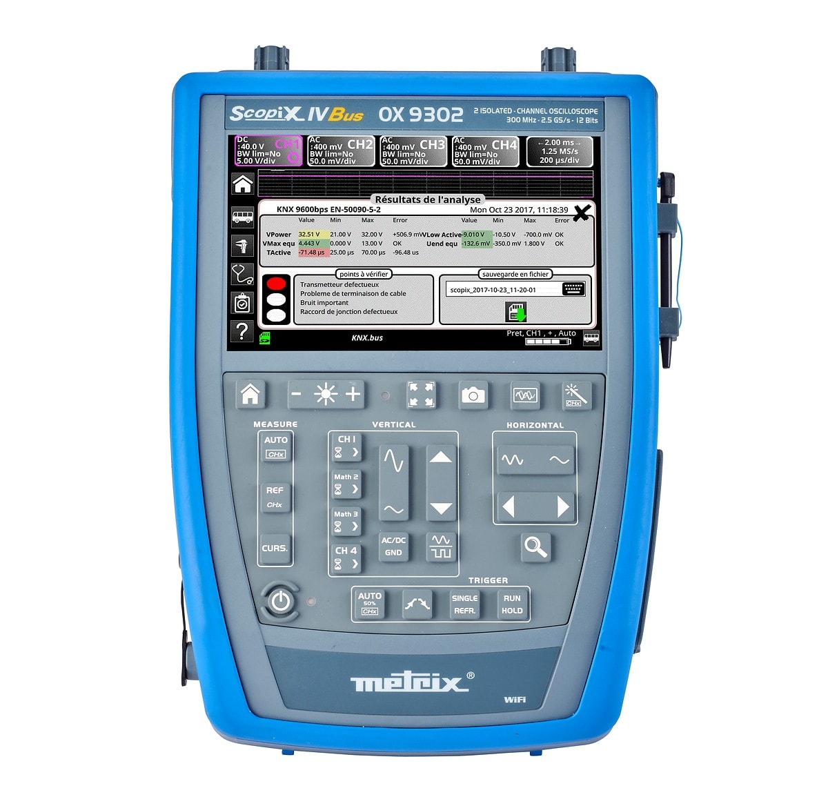 Metrix - SCOPIX IV OX9302-BUS oscilloscope num 2v 300MHz