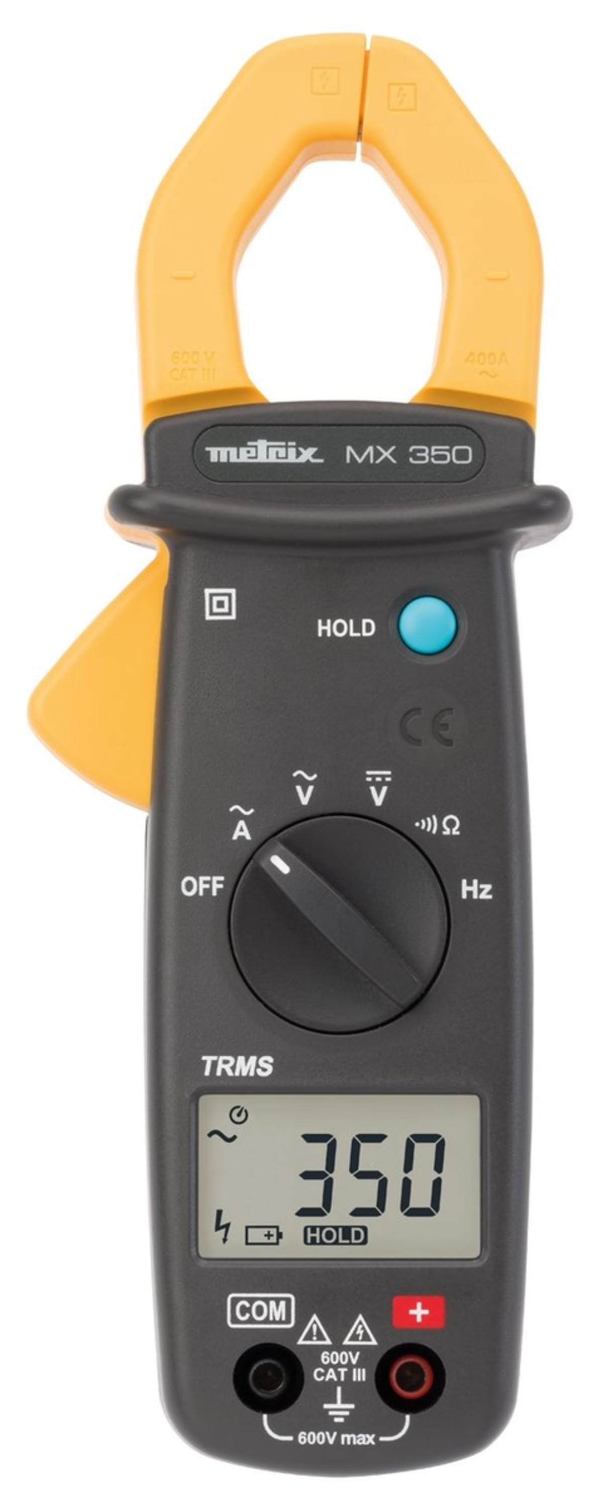 Metrix - MX 350 Pince multimètre numérique 400 A TRMS