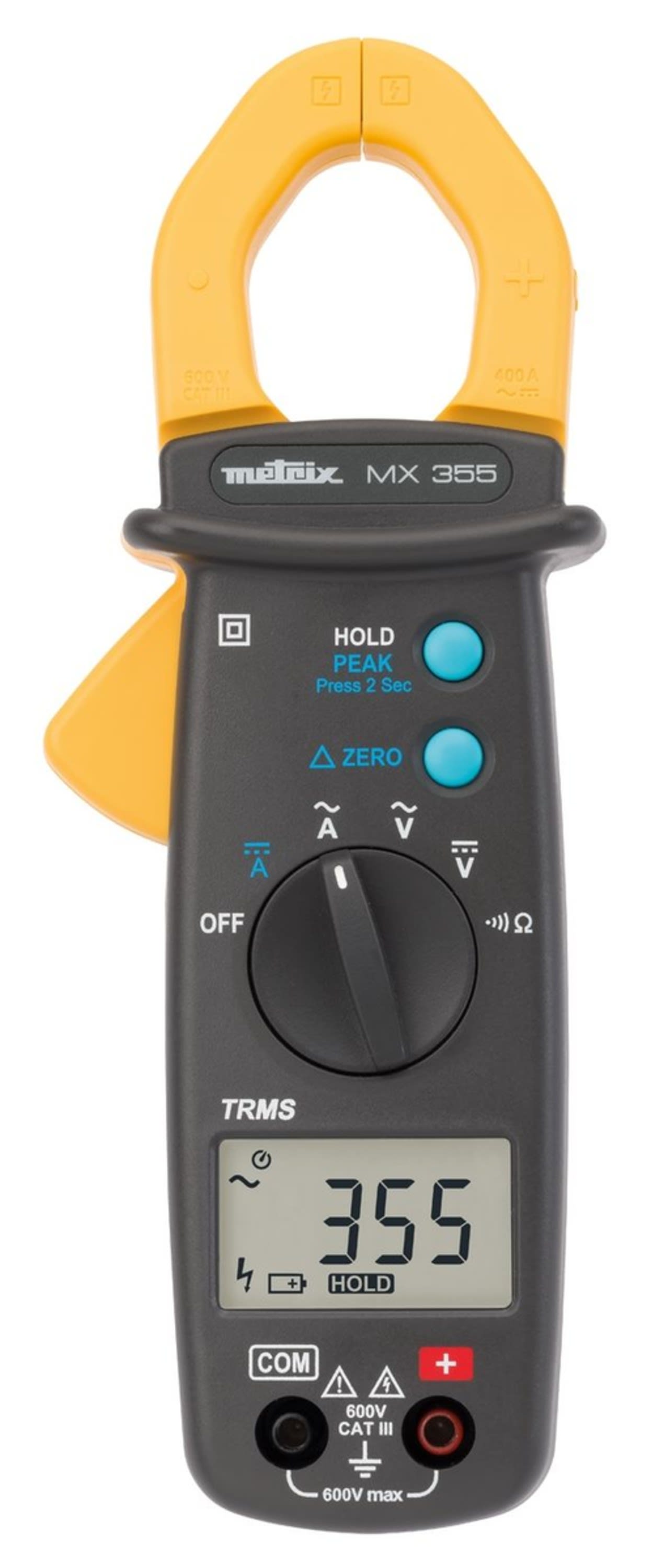 Metrix - MX 355 Pince multimètre numérique 400 A TRMS