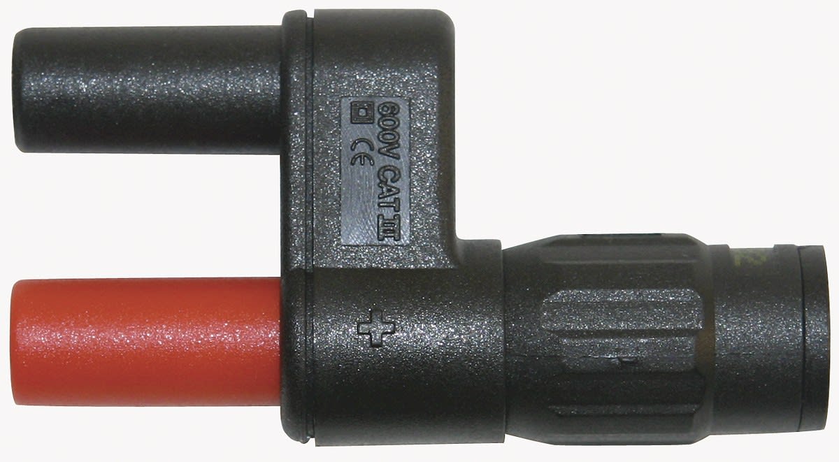 Metrix - Lot de 2 adaptateurs BNC mâle/2 fiches bananes femelle