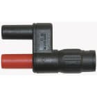 Metrix - Lot de 2 adaptateurs BNC mâle/2 fiches bananes femelle