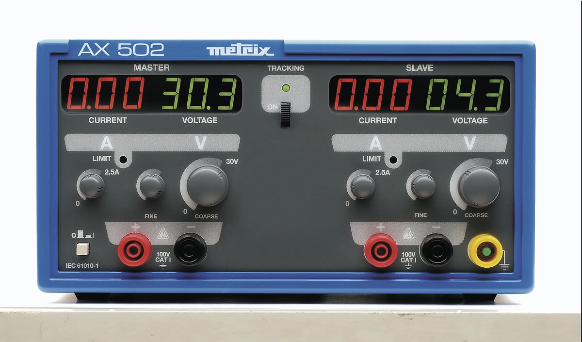 Metrix - Alimentation de laboratoire double voies 2x30V