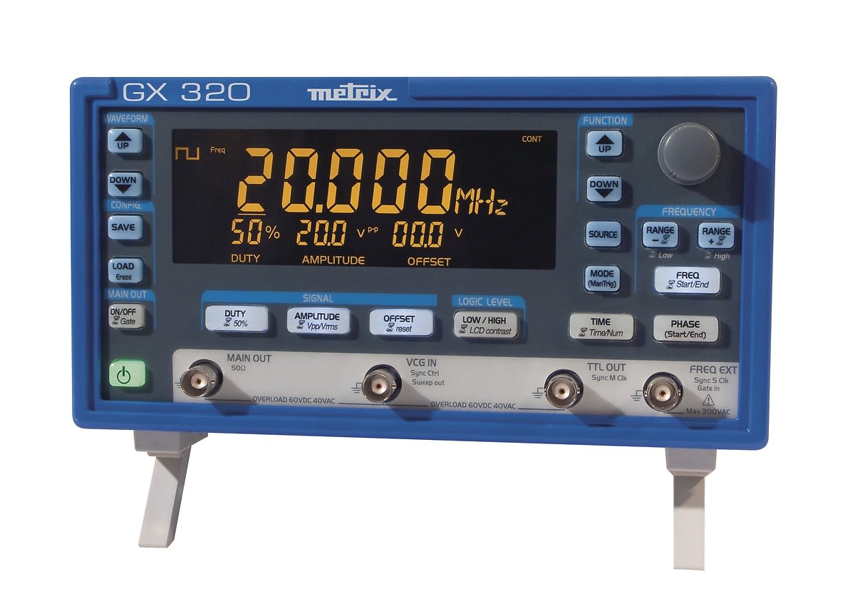 Metrix - GX320 Générateur de fonctions DDS 20 MHz