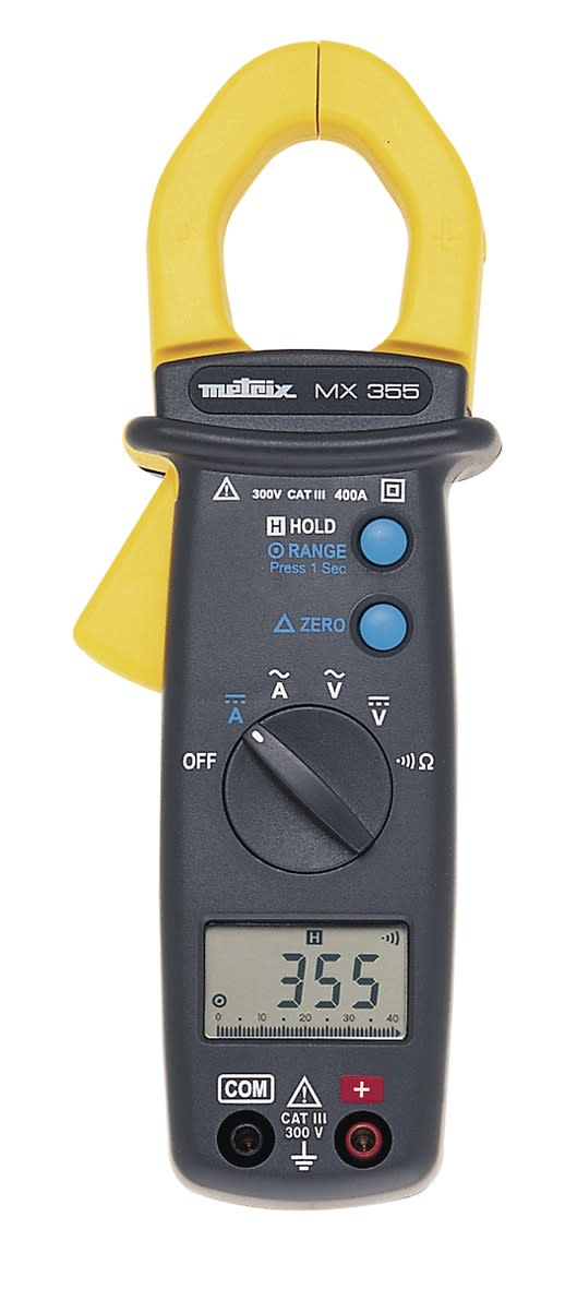 Metrix - MX 355 Pince multimètre numérique 400 A TRMS