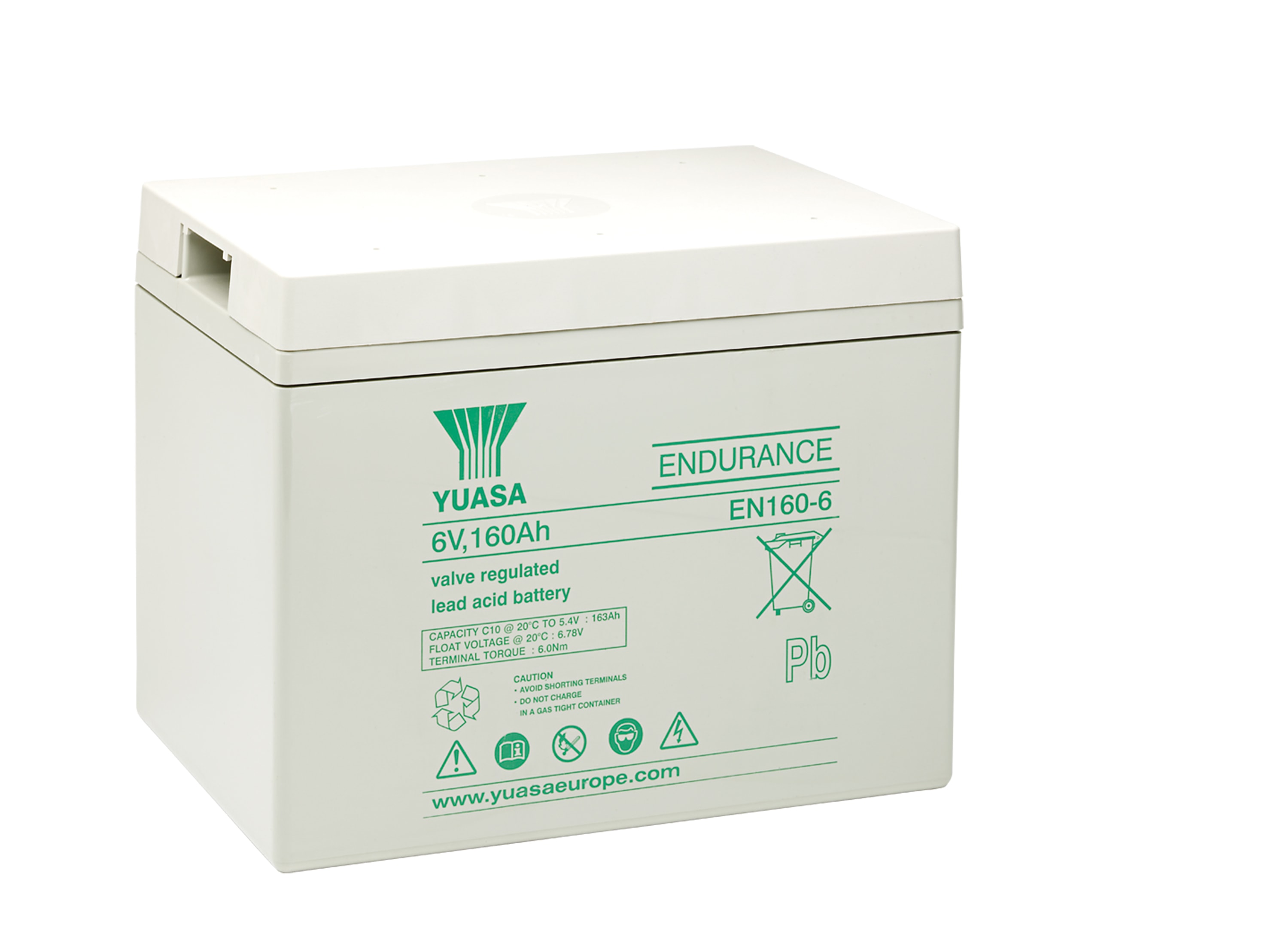 Yuasa - Batterie stationnaire étanche au plomb gamme endurance 160Ah 6V