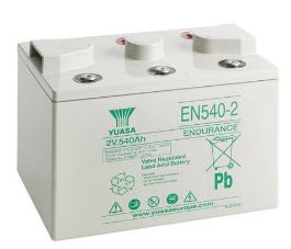 Yuasa - Batterie stationnaire étanche au plomb gamme endurance 540Ah 2V