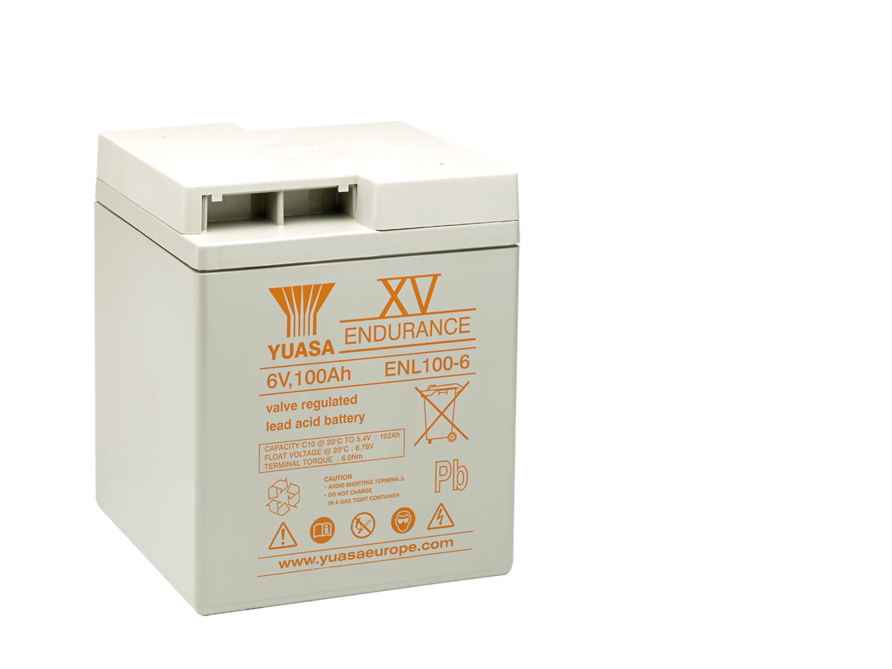 Yuasa - Batterie stationnaire étanche au plomb gamme endurance 100Ah 6V