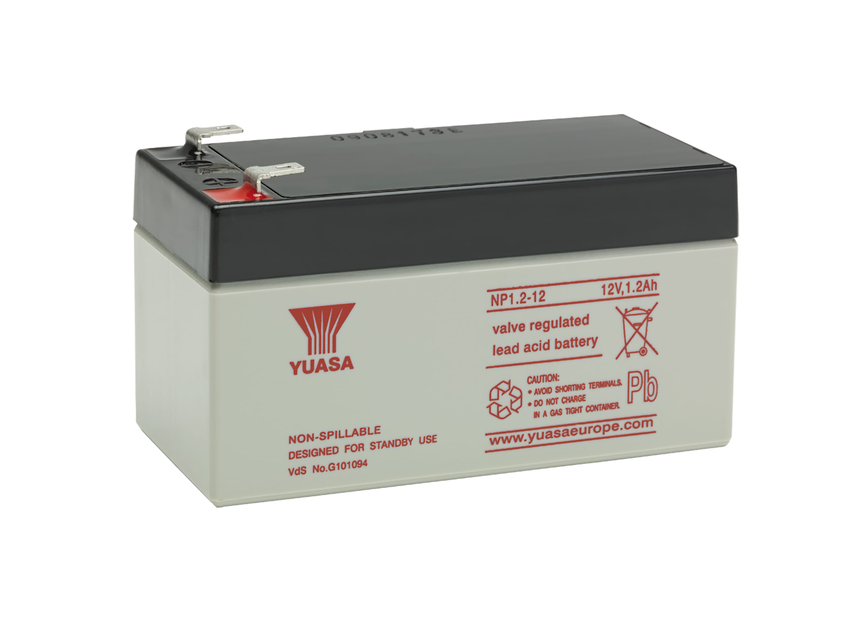 Yuasa - Batterie stat étanche au plomb NP 1.2Ah 12V ? bac standard - origine TW