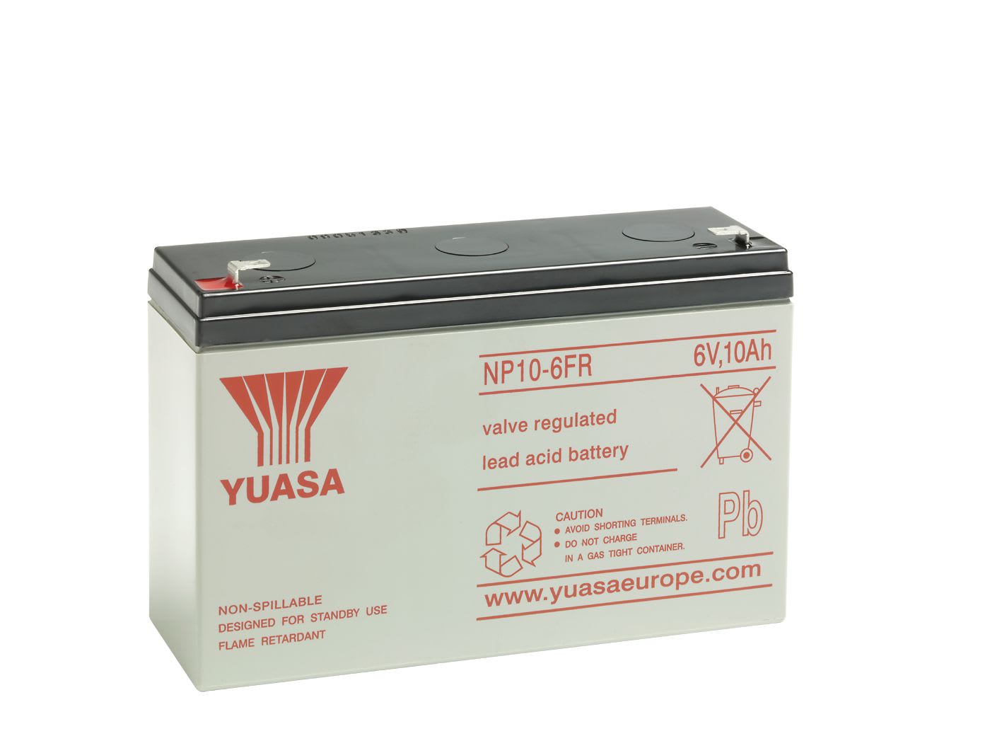 Yuasa - Batterie stationnaire étanche au plomb NP 10Ah 6V ? BAC V0 FR