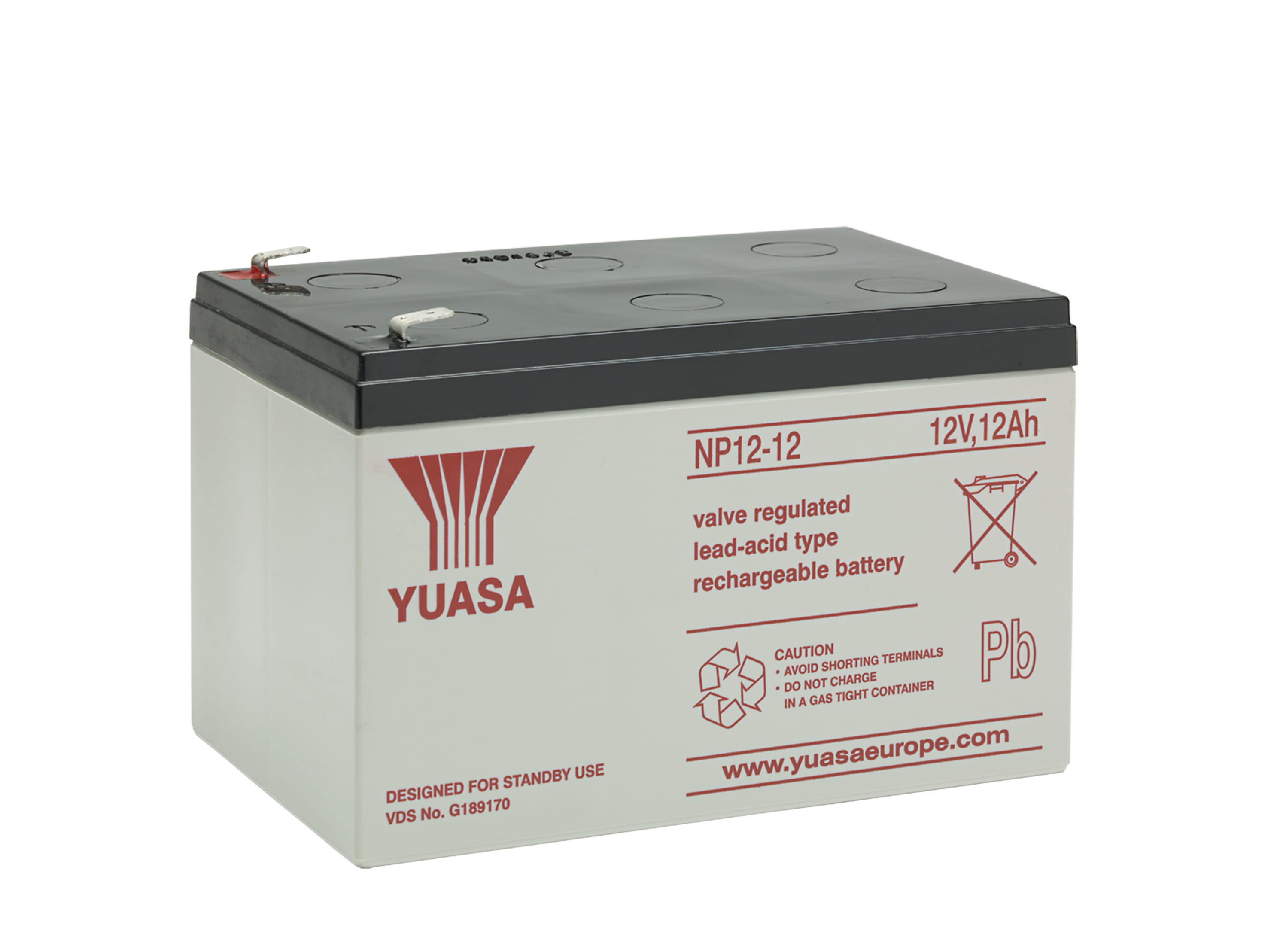 Yuasa - Batterie stat étanche au plomb NP 12Ah 12V ? bac standard ? origine TW