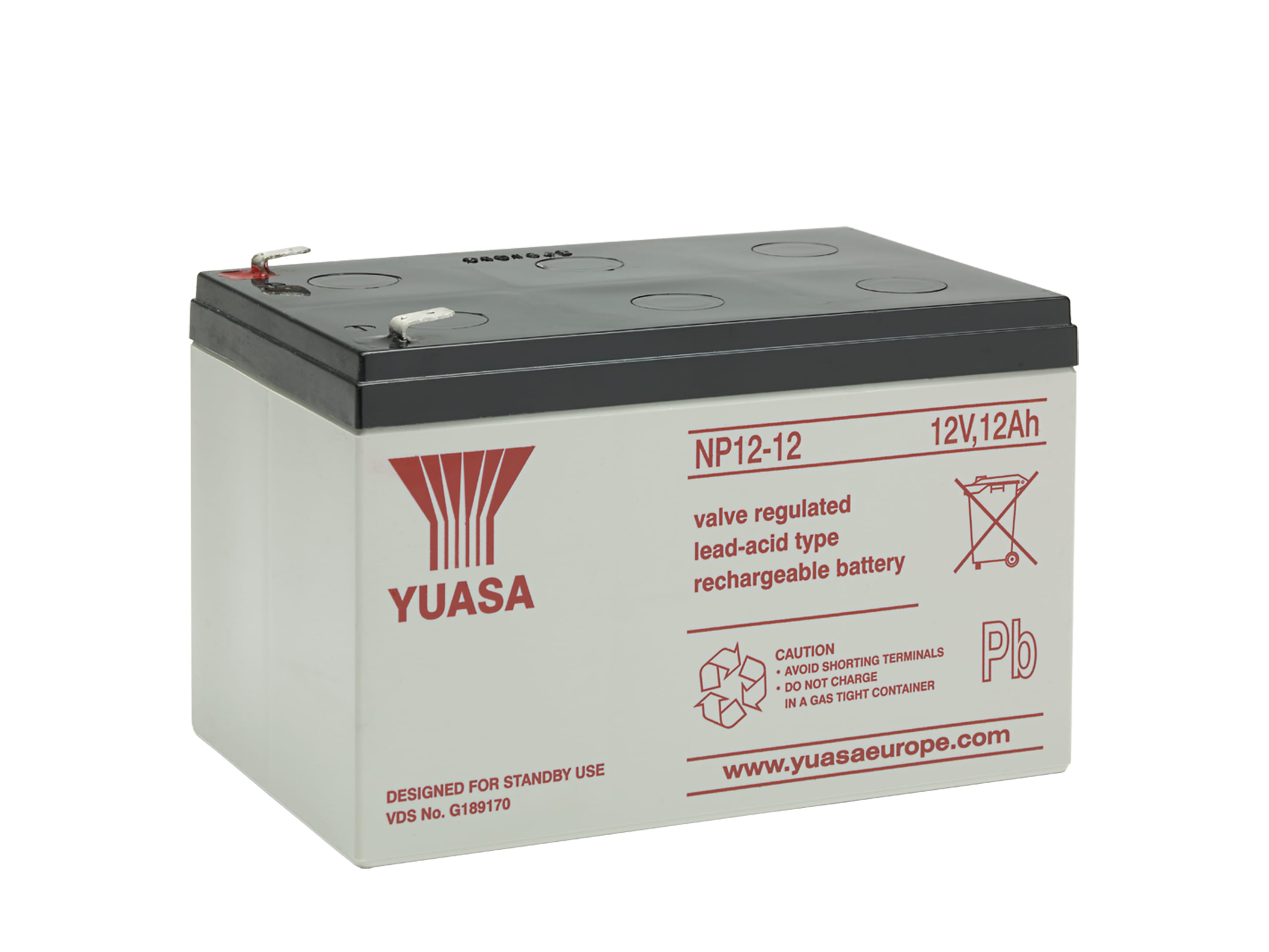 Yuasa - Batterie stationnaire étanche au plomb NP 12Ah 12V