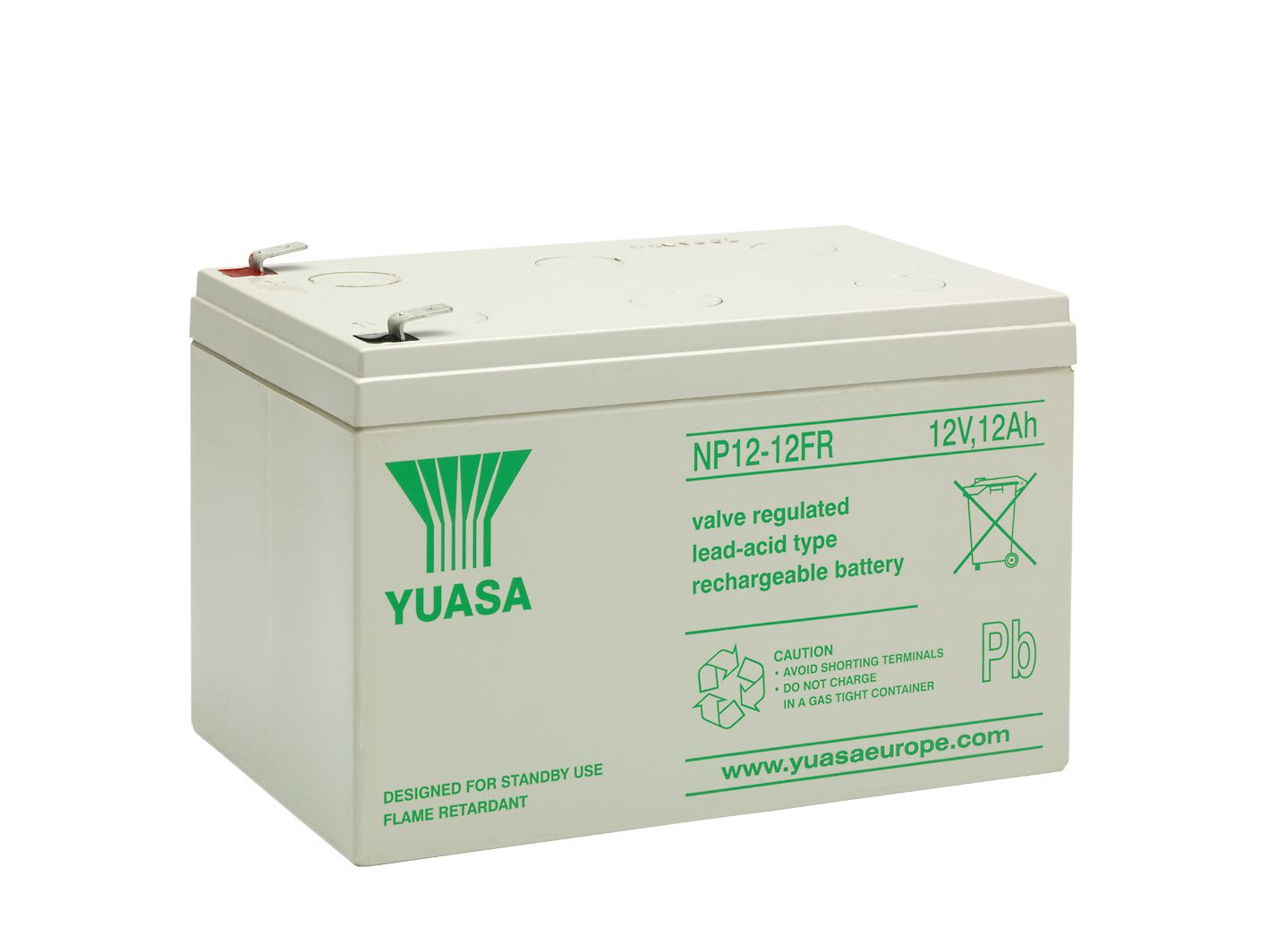 Yuasa - Batterie stat etanche au plomb NP 12Ah 12V - bac FR - origine CN