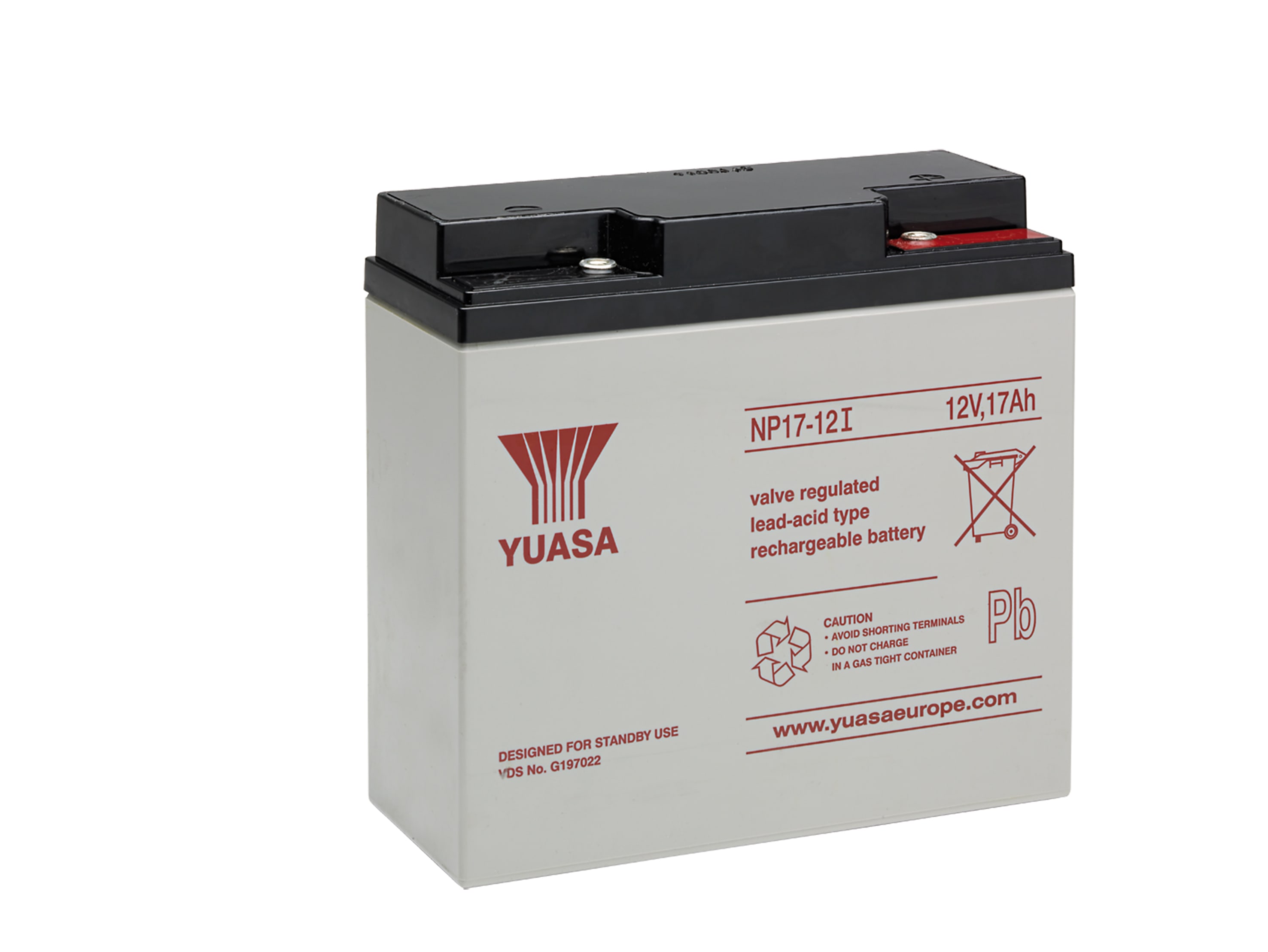 Yuasa - Batterie stat étanche au plomb NP 17Ah 12V ? bac standard ? origine TW