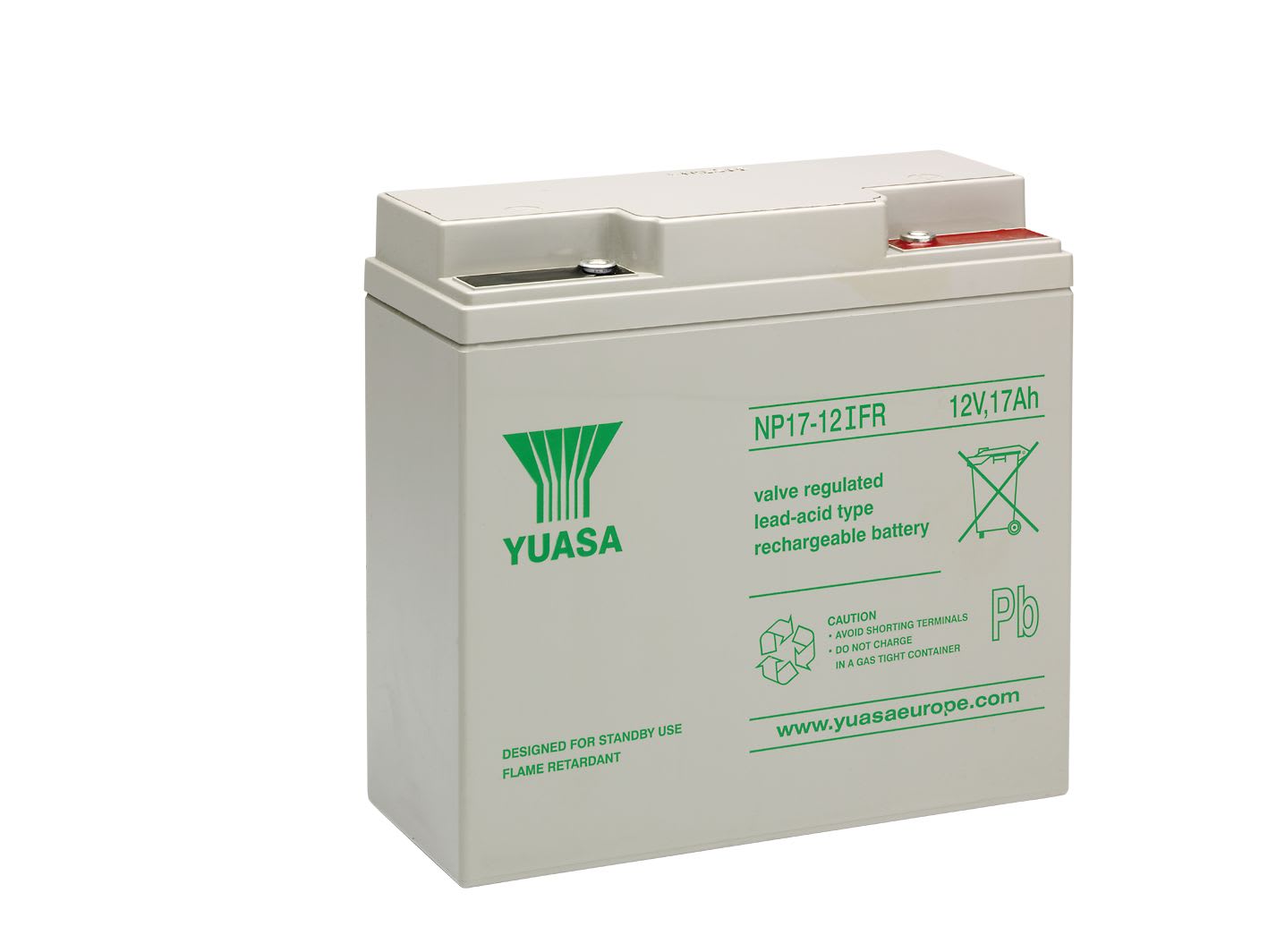 Yuasa - Batterie stationnaire étanche au plomb NP 17Ah 12V? bac fr -  origine TW