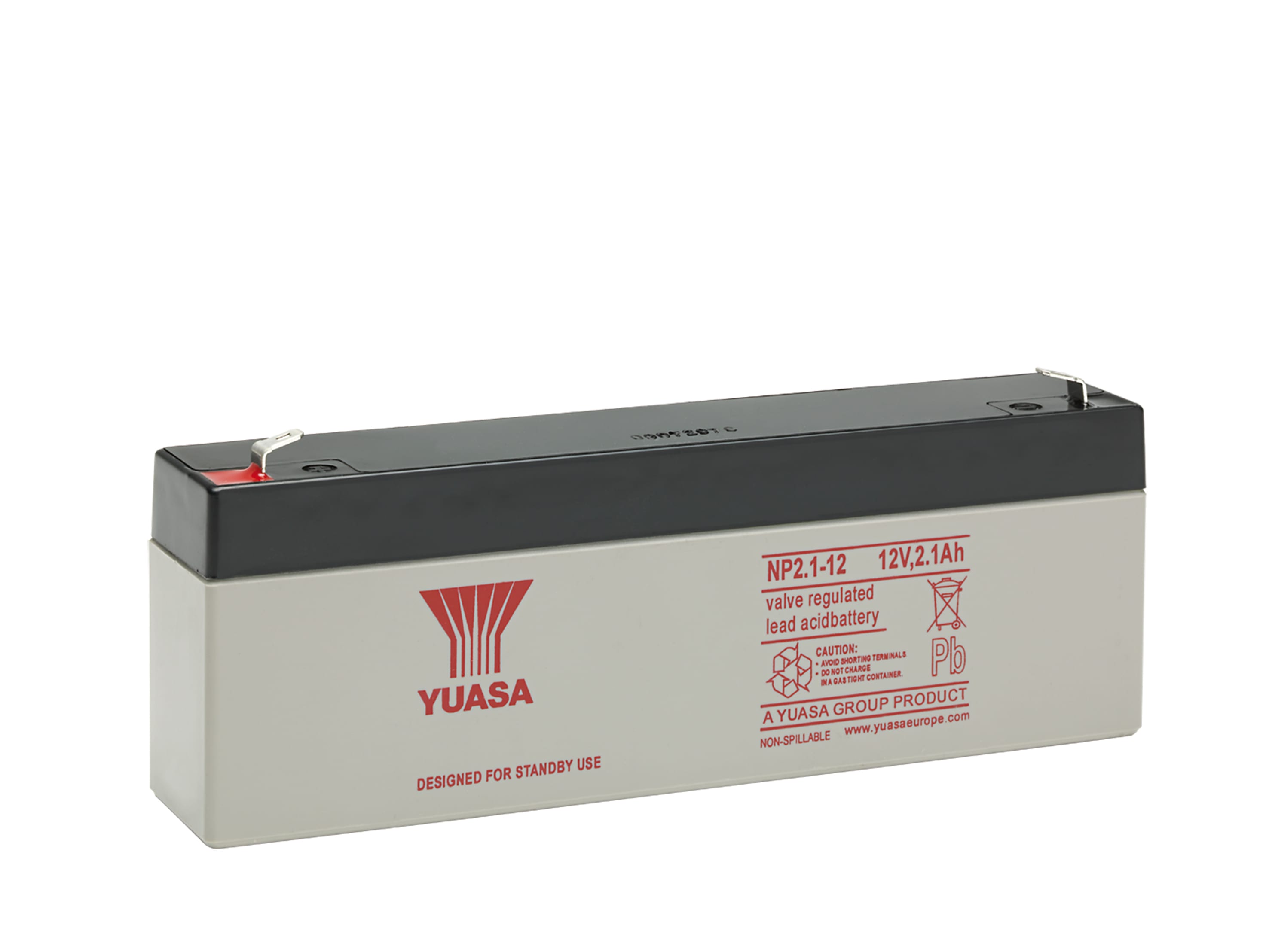 Yuasa - Batterie stat etanche au plomb NP 2.1Ah 12V - bac standard - origine CN