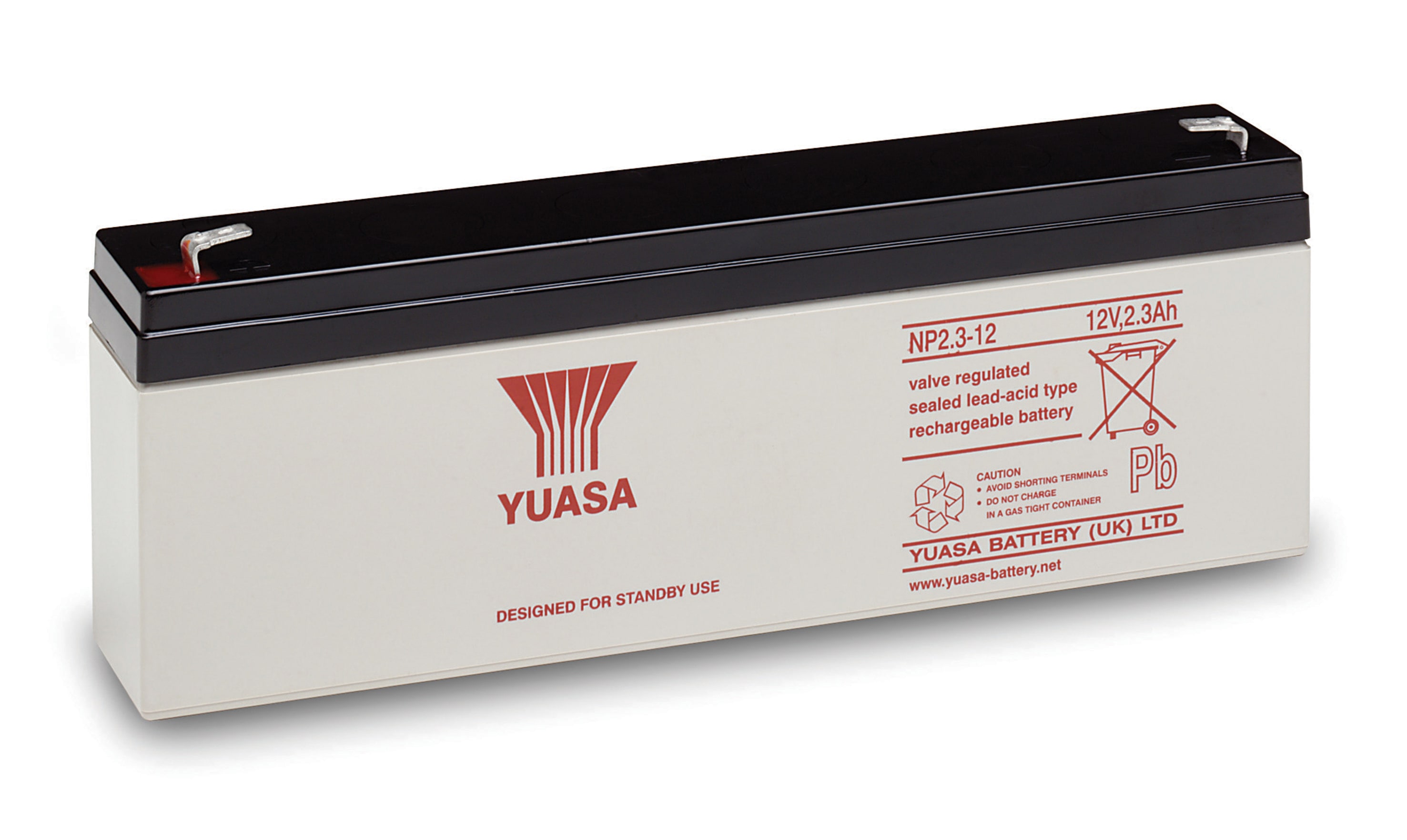 Yuasa - Batterie stationnaire étanche au plomb NP 2.3Ah 12V