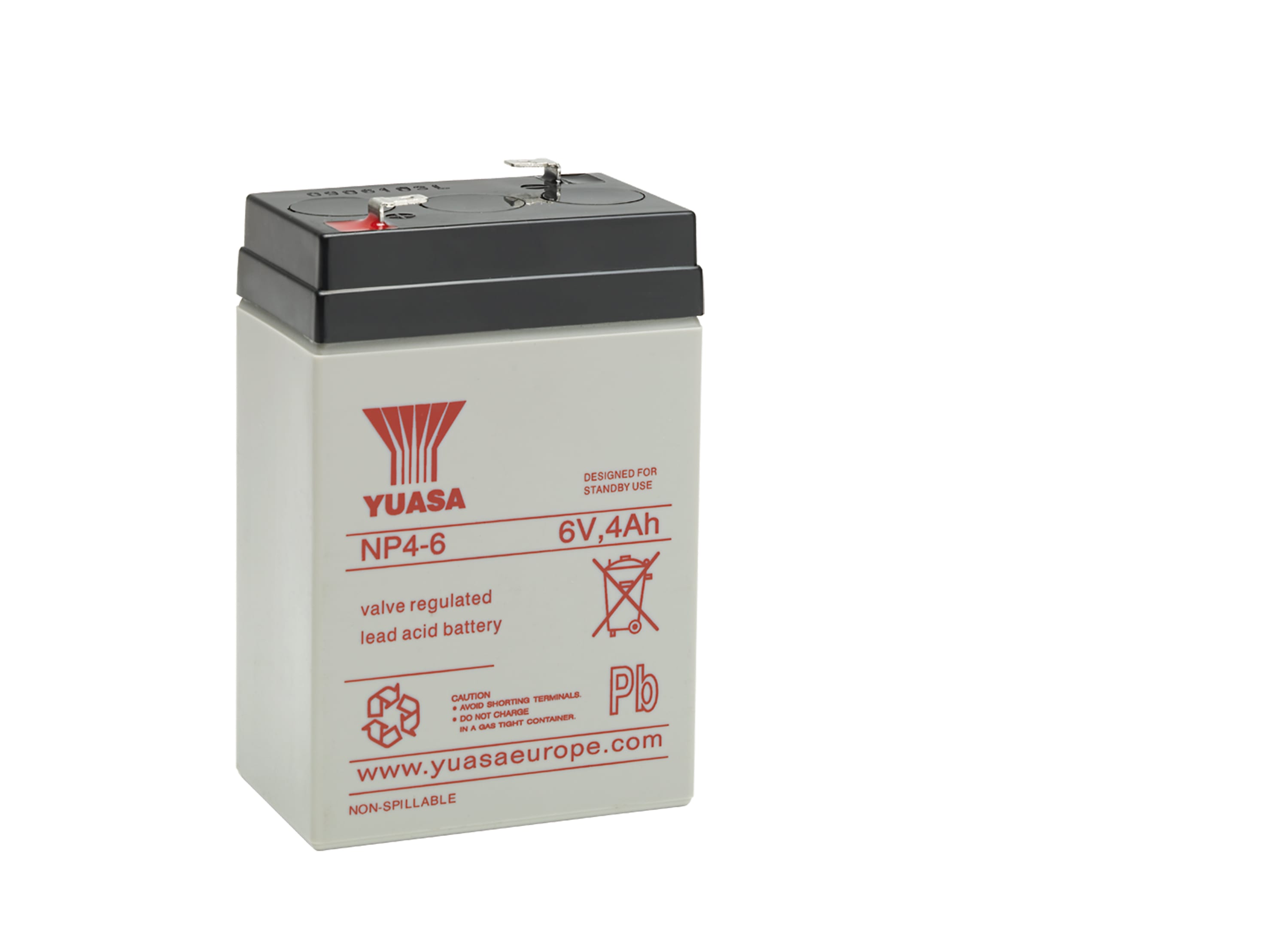 Yuasa - Batterie stat étanche au plomb NP 4Ah 6V ? bac standard - origine TW